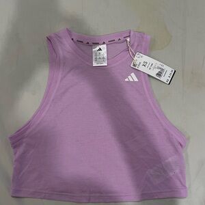 Adidas Women's Purple Crop Top